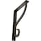 Ekena Millwork Ashford Single, Wrought Iron Bracket, (Single center brace), Antiqued Bras 1 1/2"W  x 7 1/2"D x 10"H BKTM01X07X10SASABS - alternate 1
